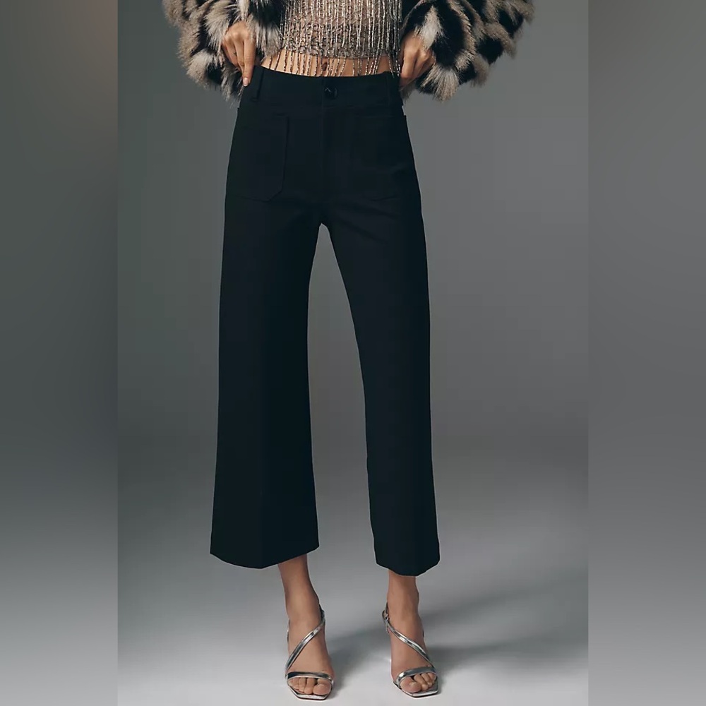 Maeve x Anthropologie Collette stretchy sailor crop pant
